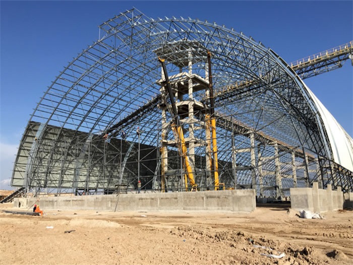 偃师煤机油桶翘工程网架